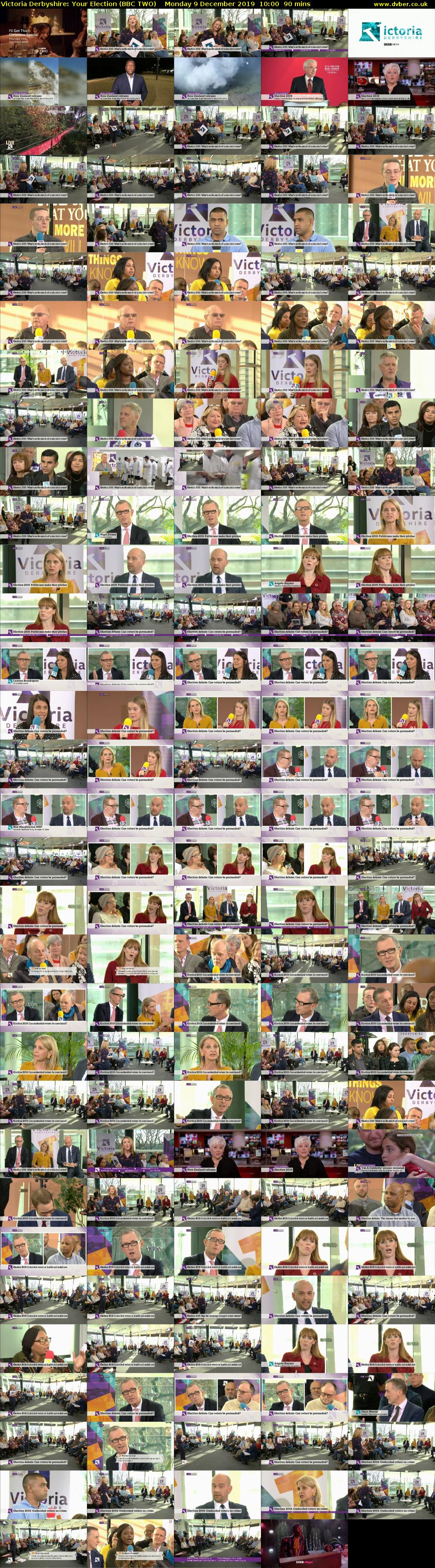 Victoria Derbyshire: Your Election (BBC TWO) Monday 9 December 2019 10:00 - 11:30