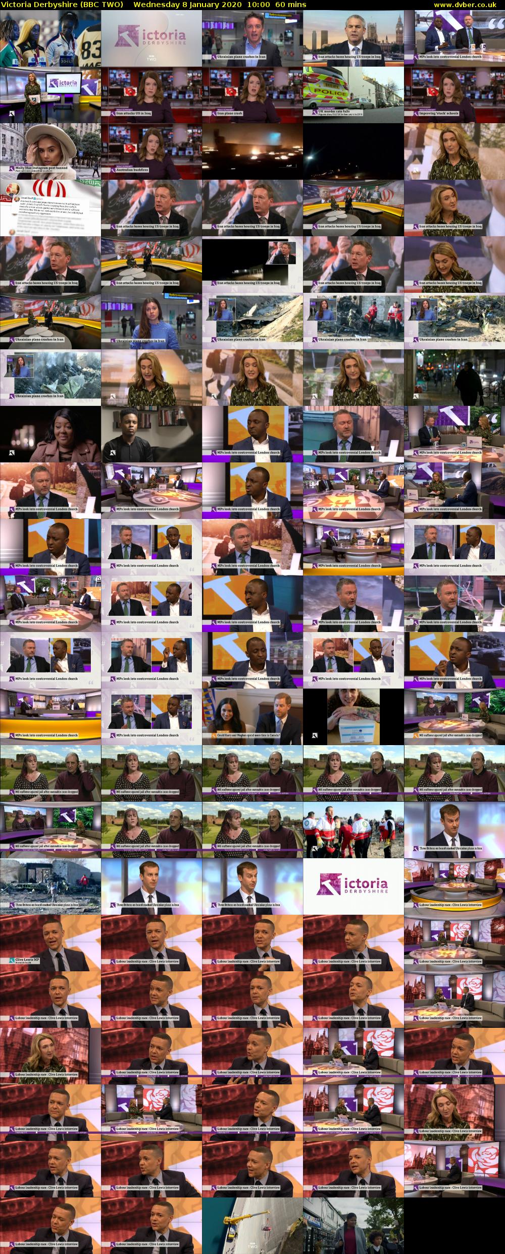 Victoria Derbyshire (BBC TWO) Wednesday 8 January 2020 10:00 - 11:00