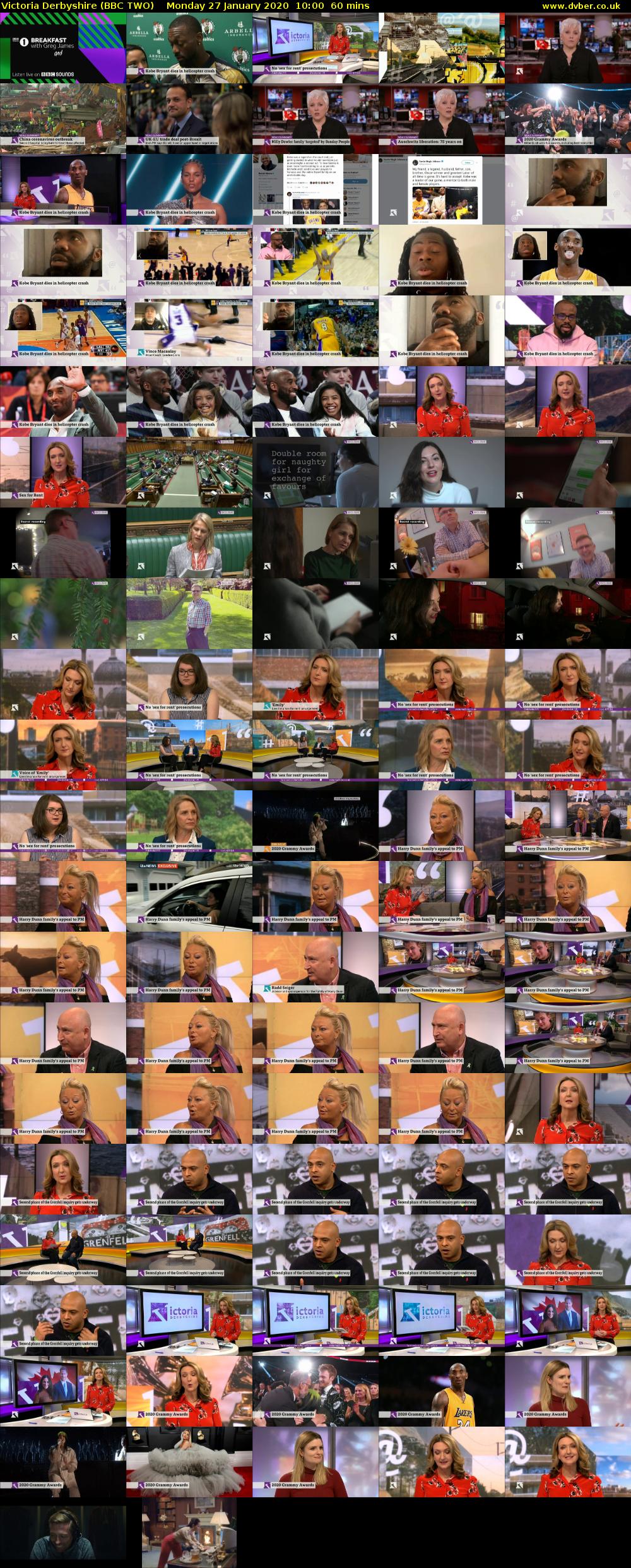 Victoria Derbyshire (BBC TWO) Monday 27 January 2020 10:00 - 11:00