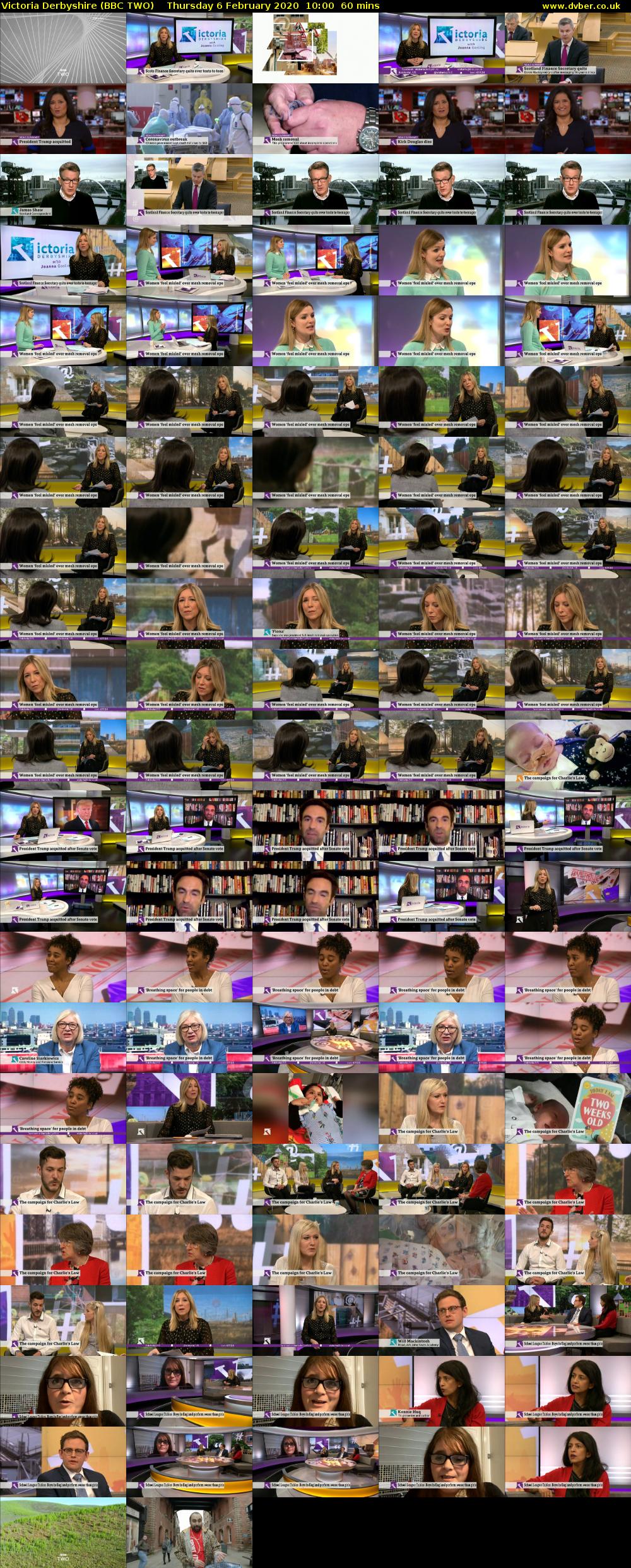 Victoria Derbyshire (BBC TWO) Thursday 6 February 2020 10:00 - 11:00