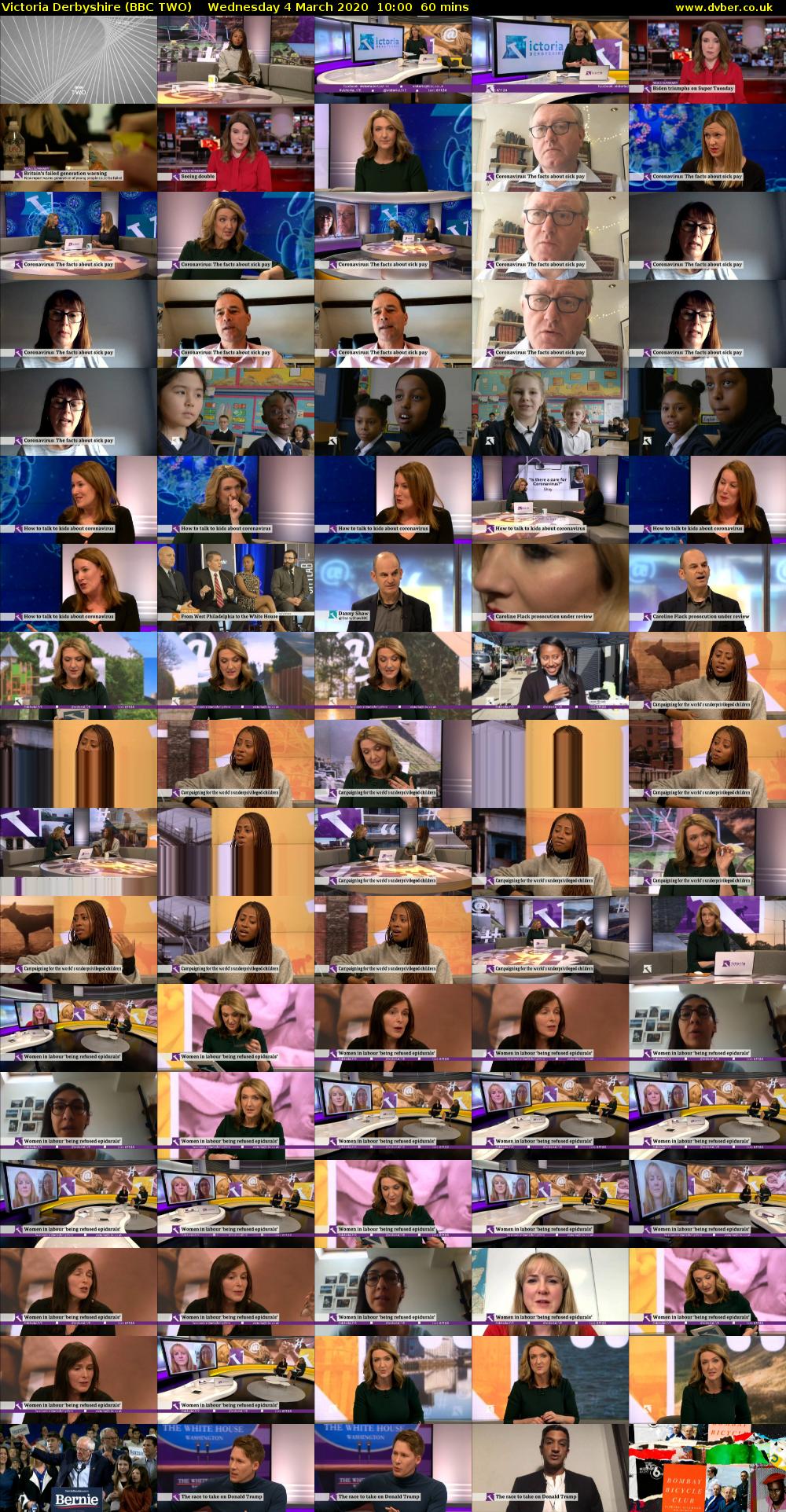 Victoria Derbyshire (BBC TWO) Wednesday 4 March 2020 10:00 - 11:00