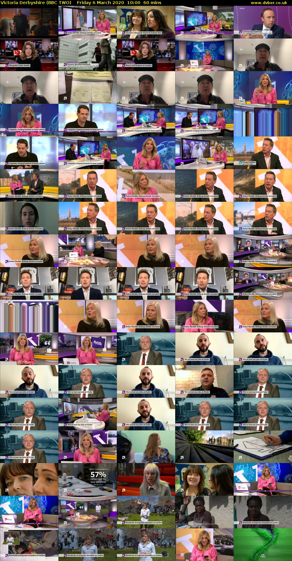 Victoria Derbyshire (BBC TWO) Friday 6 March 2020 10:00 - 11:00