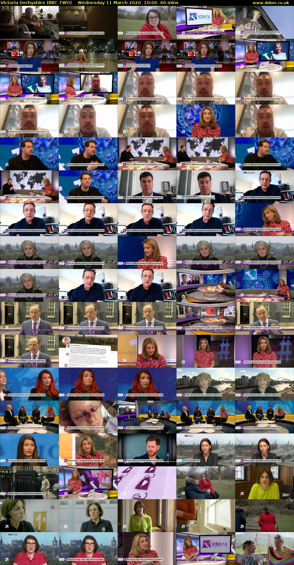 Victoria Derbyshire (BBC TWO) Wednesday 11 March 2020 10:00 - 11:00
