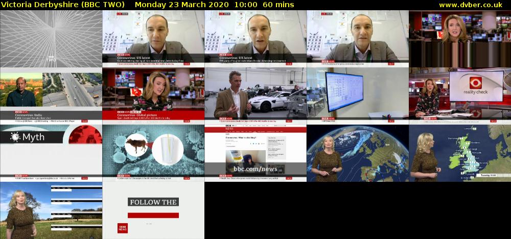 Victoria Derbyshire (BBC TWO) Monday 23 March 2020 10:00 - 11:00