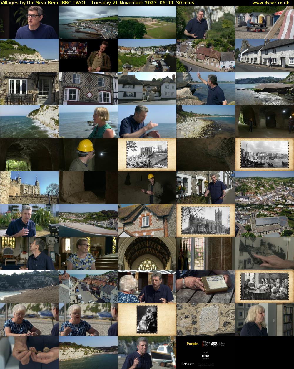 Villages by the Sea: Beer (BBC TWO) Tuesday 21 November 2023 06:00 - 06:30
