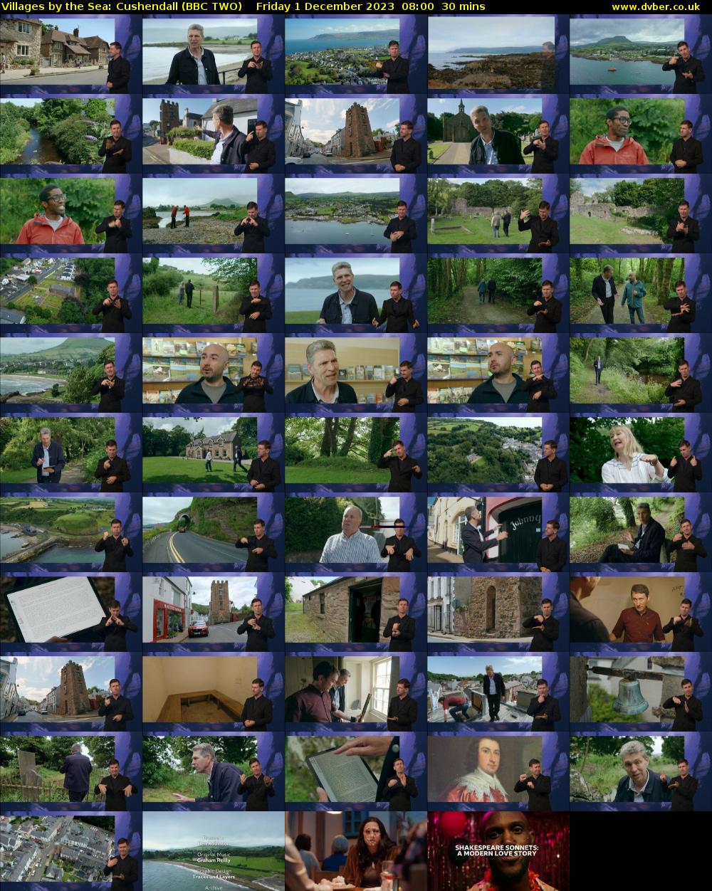 Villages by the Sea: Cushendall (BBC TWO) Friday 1 December 2023 08:00 - 08:30