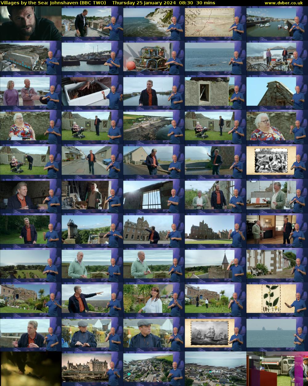 Villages by the Sea: Johnshaven (BBC TWO) Thursday 25 January 2024 08:30 - 09:00