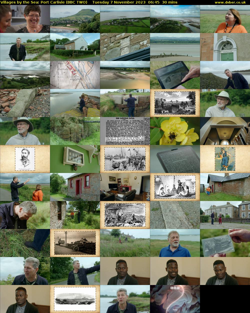 Villages by the Sea: Port Carlisle (BBC TWO) Tuesday 7 November 2023 06:45 - 07:15
