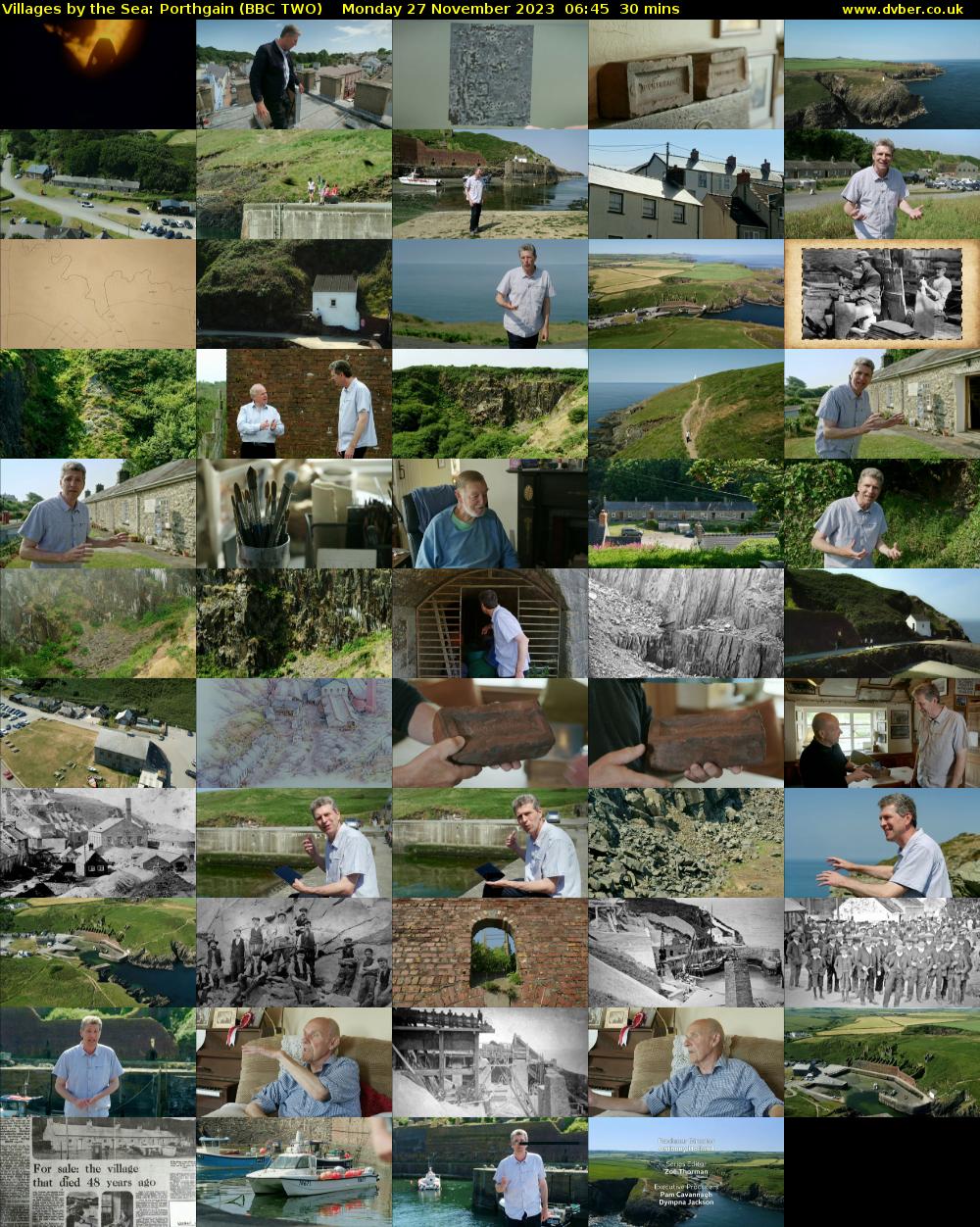 Villages by the Sea: Porthgain (BBC TWO) Monday 27 November 2023 06:45 - 07:15