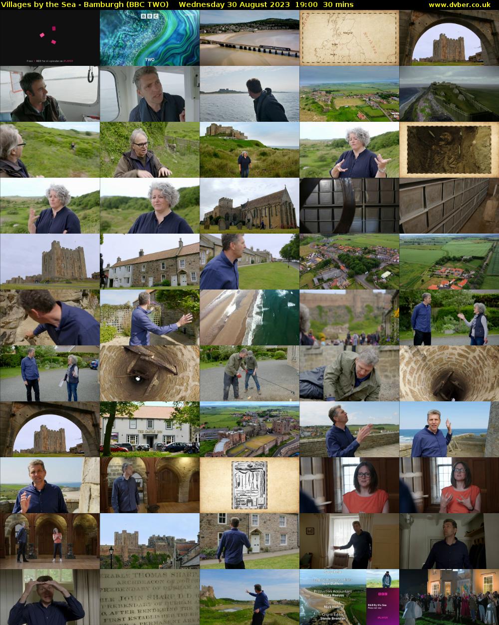 Villages by the Sea - Bamburgh (BBC TWO) Wednesday 30 August 2023 19:00 - 19:30