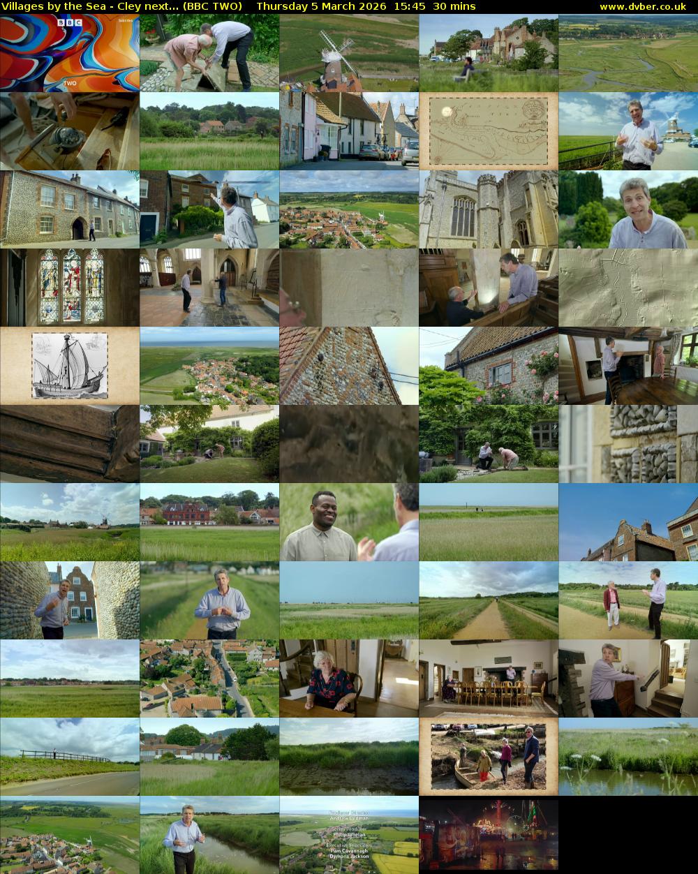 Villages by the Sea - Cley next... (BBC TWO) Thursday 5 March 2026 15:45 - 16:15