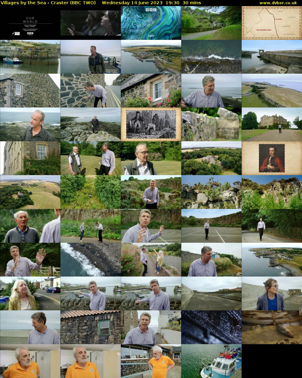 Villages by the Sea - Craster (BBC TWO) Wednesday 14 June 2023 19:30 - 20:00