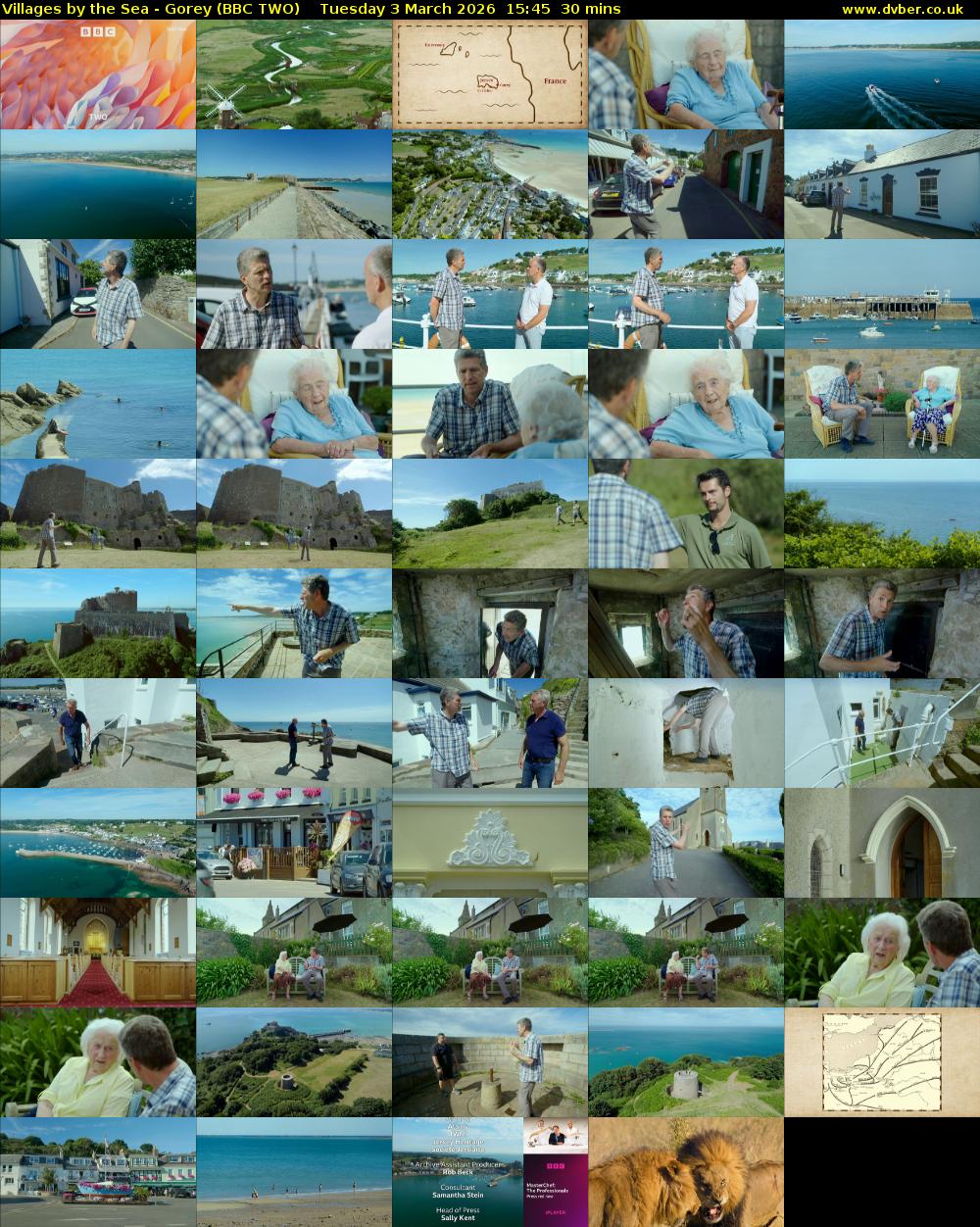 Villages by the Sea - Gorey (BBC TWO) Tuesday 3 March 2026 15:45 - 16:15