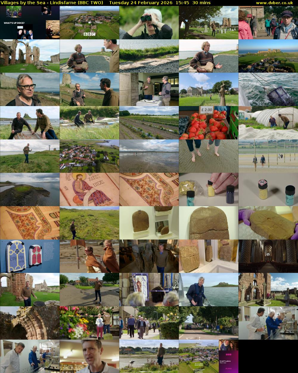 Villages by the Sea - Lindisfarne (BBC TWO) Tuesday 24 February 2026 15:45 - 16:15