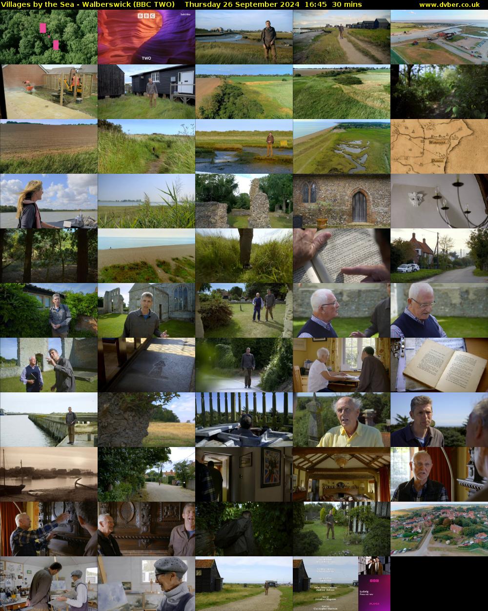 Villages by the Sea - Walberswick (BBC TWO) Thursday 26 September 2024 16:45 - 17:15
