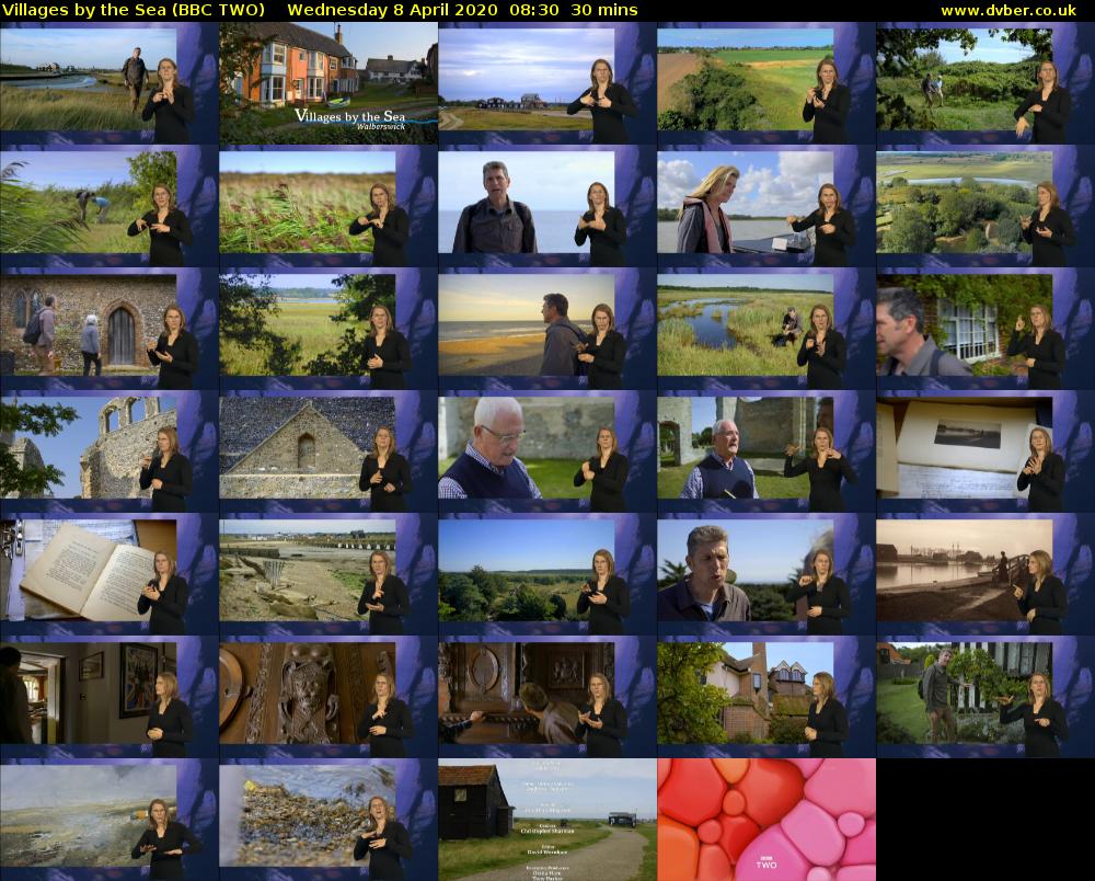 Villages by the Sea (BBC TWO) Wednesday 8 April 2020 08:30 - 09:00