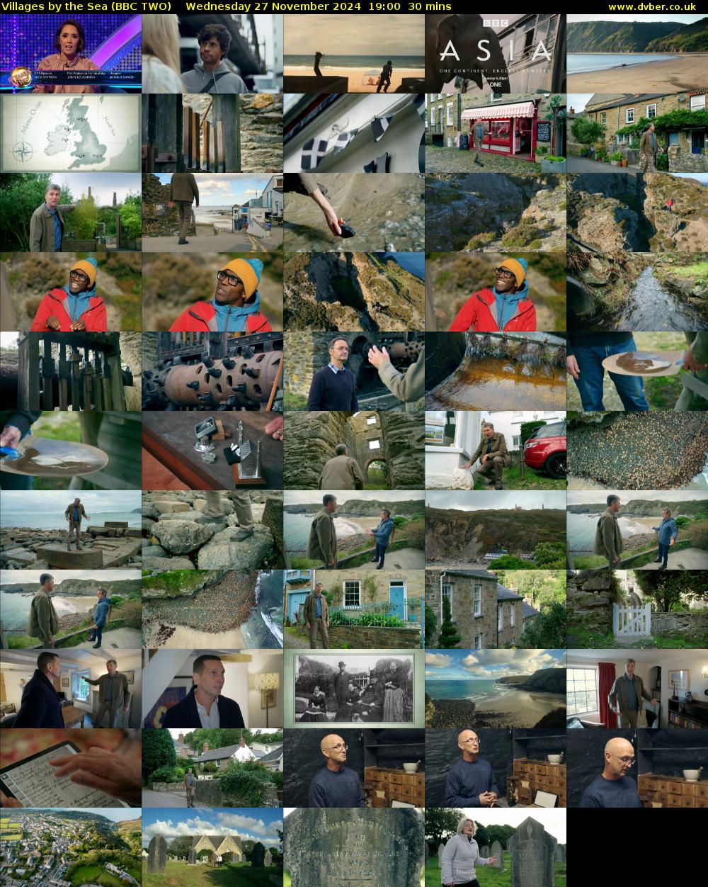 Villages by the Sea (BBC TWO) Wednesday 27 November 2024 19:00 - 19:30