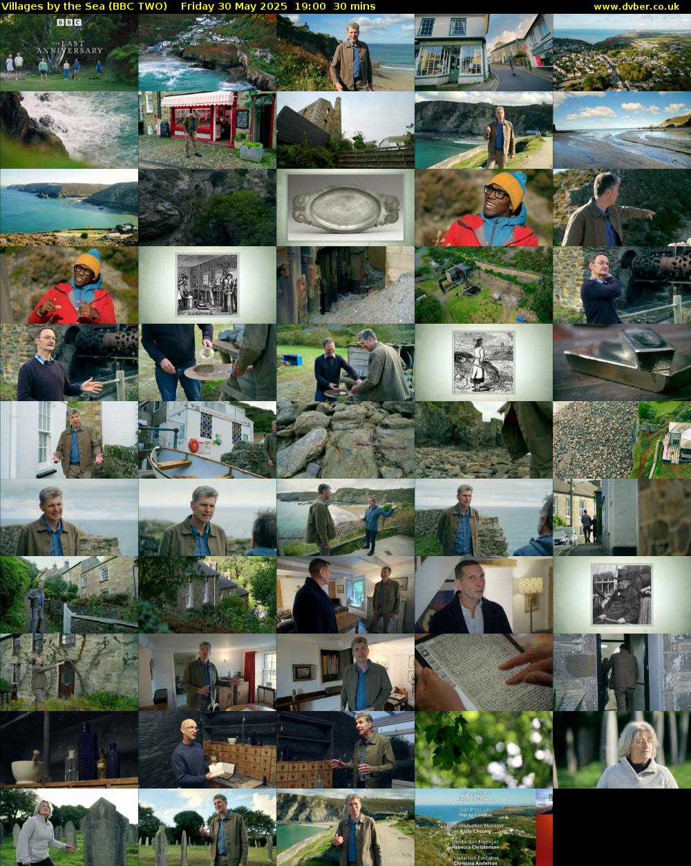Villages by the Sea (BBC TWO) Friday 30 May 2025 19:00 - 19:30