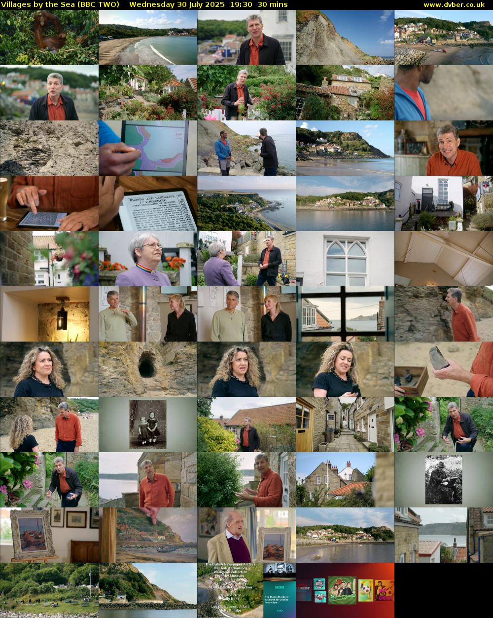 Villages by the Sea (BBC TWO) Wednesday 30 July 2025 19:30 - 20:00
