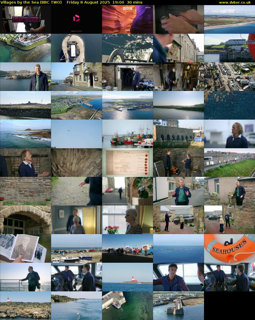 Villages by the Sea (BBC TWO) Friday 8 August 2025 19:00 - 19:30
