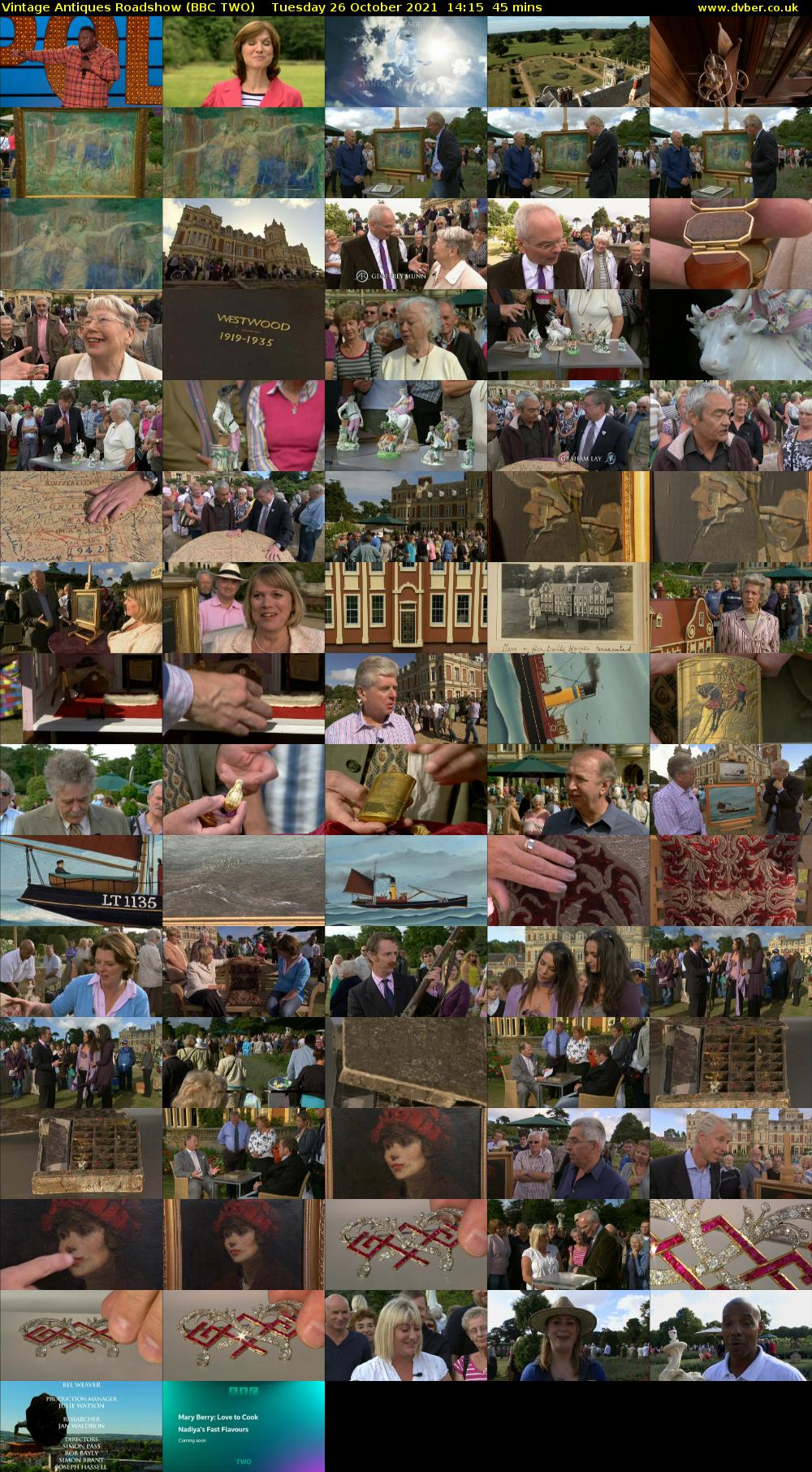 Vintage Antiques Roadshow (BBC TWO) Tuesday 26 October 2021 14:15 - 15:00