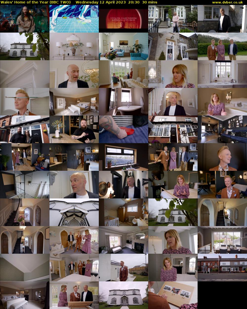 Wales' Home of the Year (BBC TWO) Wednesday 12 April 2023 20:30 - 21:00