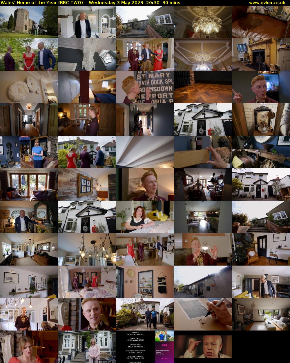 Wales' Home of the Year (BBC TWO) Wednesday 3 May 2023 20:30 - 21:00