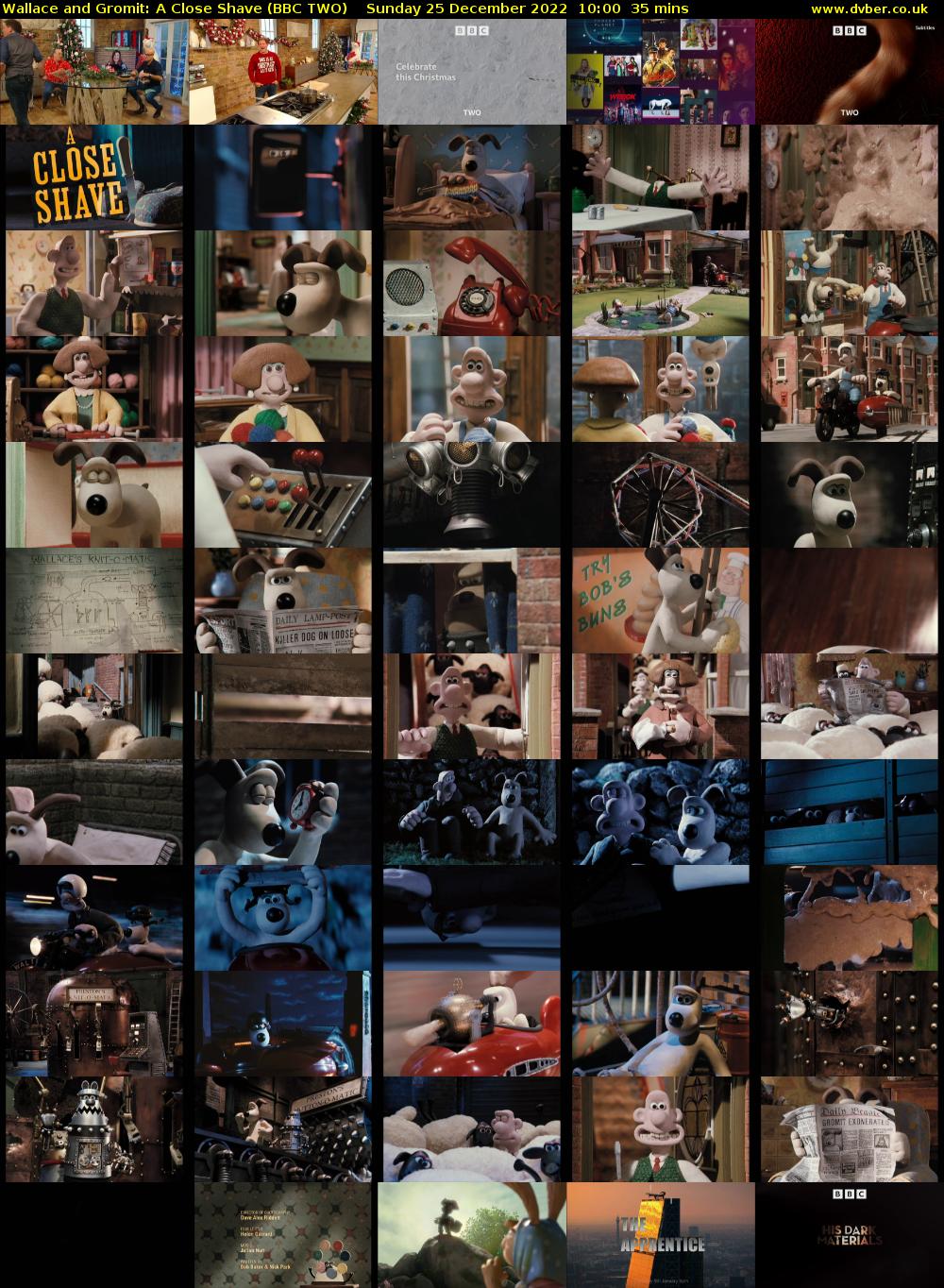 Wallace and Gromit: A Close Shave (BBC TWO) Sunday 25 December 2022 10:00 - 10:35