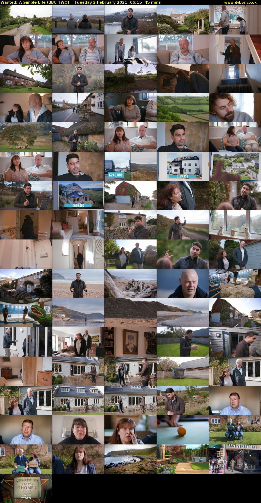 Wanted: A Simple Life (BBC TWO) Tuesday 2 February 2021 06:15 - 07:00