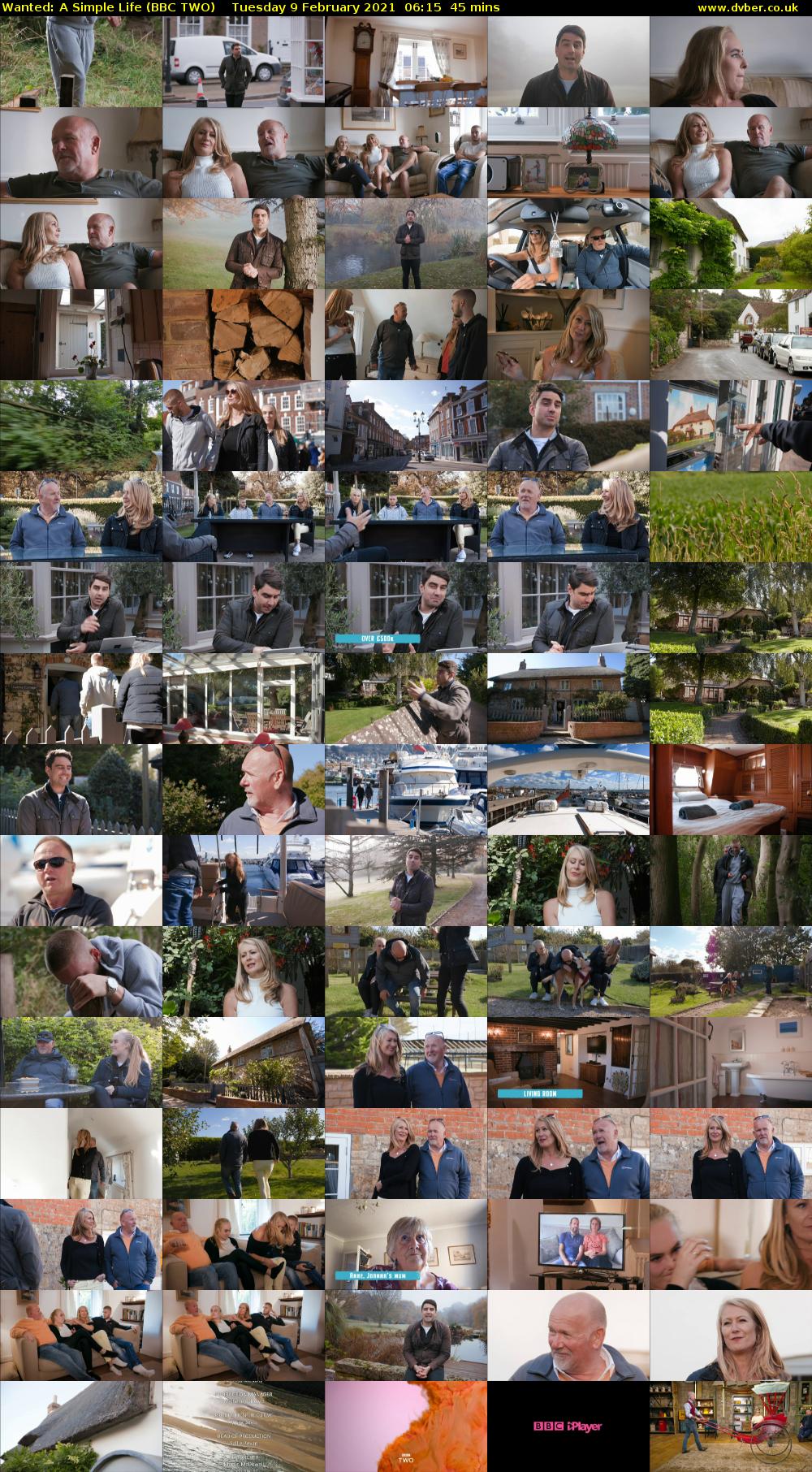 Wanted: A Simple Life (BBC TWO) Tuesday 9 February 2021 06:15 - 07:00