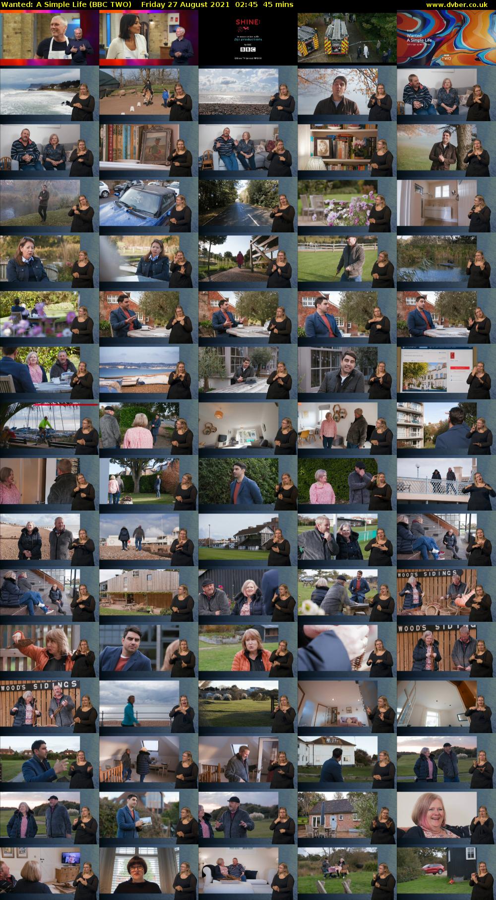 Wanted: A Simple Life (BBC TWO) Friday 27 August 2021 02:45 - 03:30
