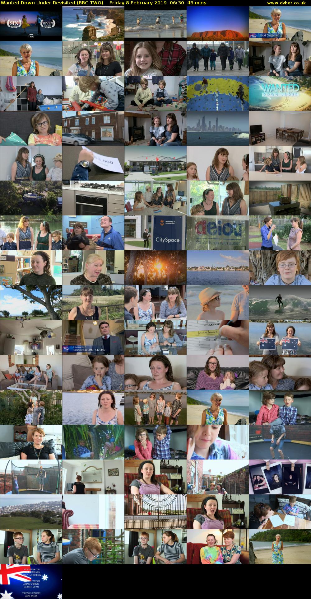Wanted Down Under Revisited (BBC TWO) Friday 8 February 2019 06:30 - 07:15