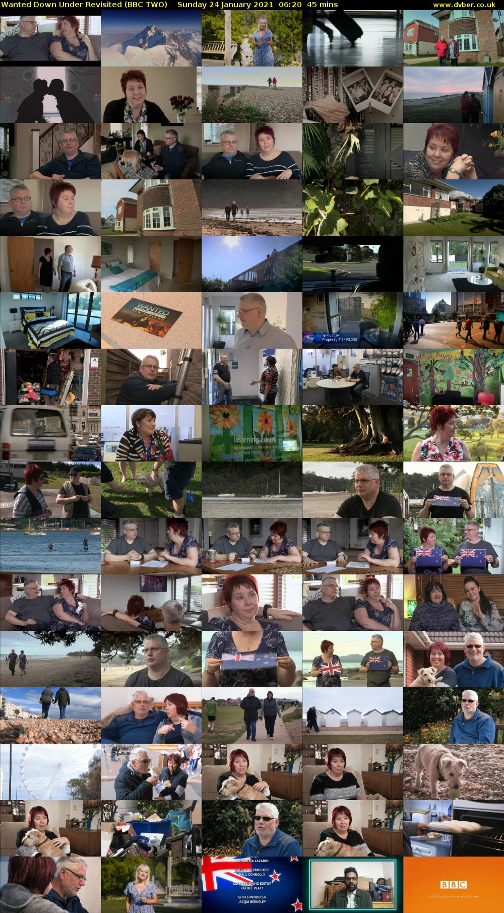 Wanted Down Under Revisited (BBC TWO) Sunday 24 January 2021 06:20 - 07:05