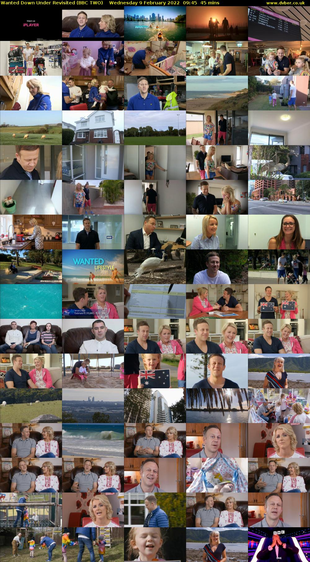 Wanted Down Under Revisited (BBC TWO) Wednesday 9 February 2022 09:45 - 10:30