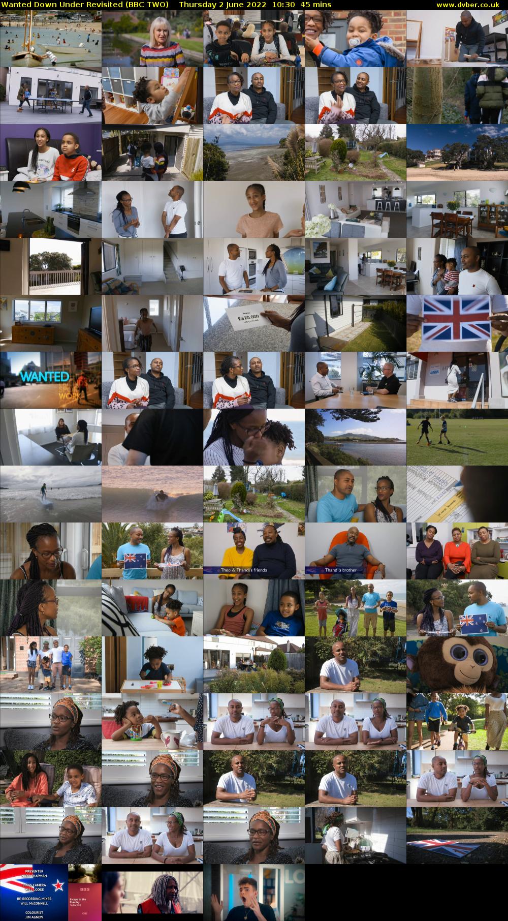 Wanted Down Under Revisited (BBC TWO) Thursday 2 June 2022 10:30 - 11:15