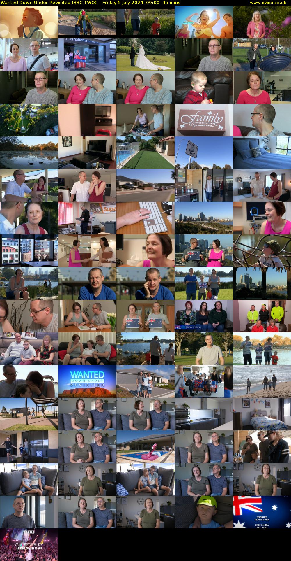 Wanted Down Under Revisited (BBC TWO) Friday 5 July 2024 09:00 - 09:45