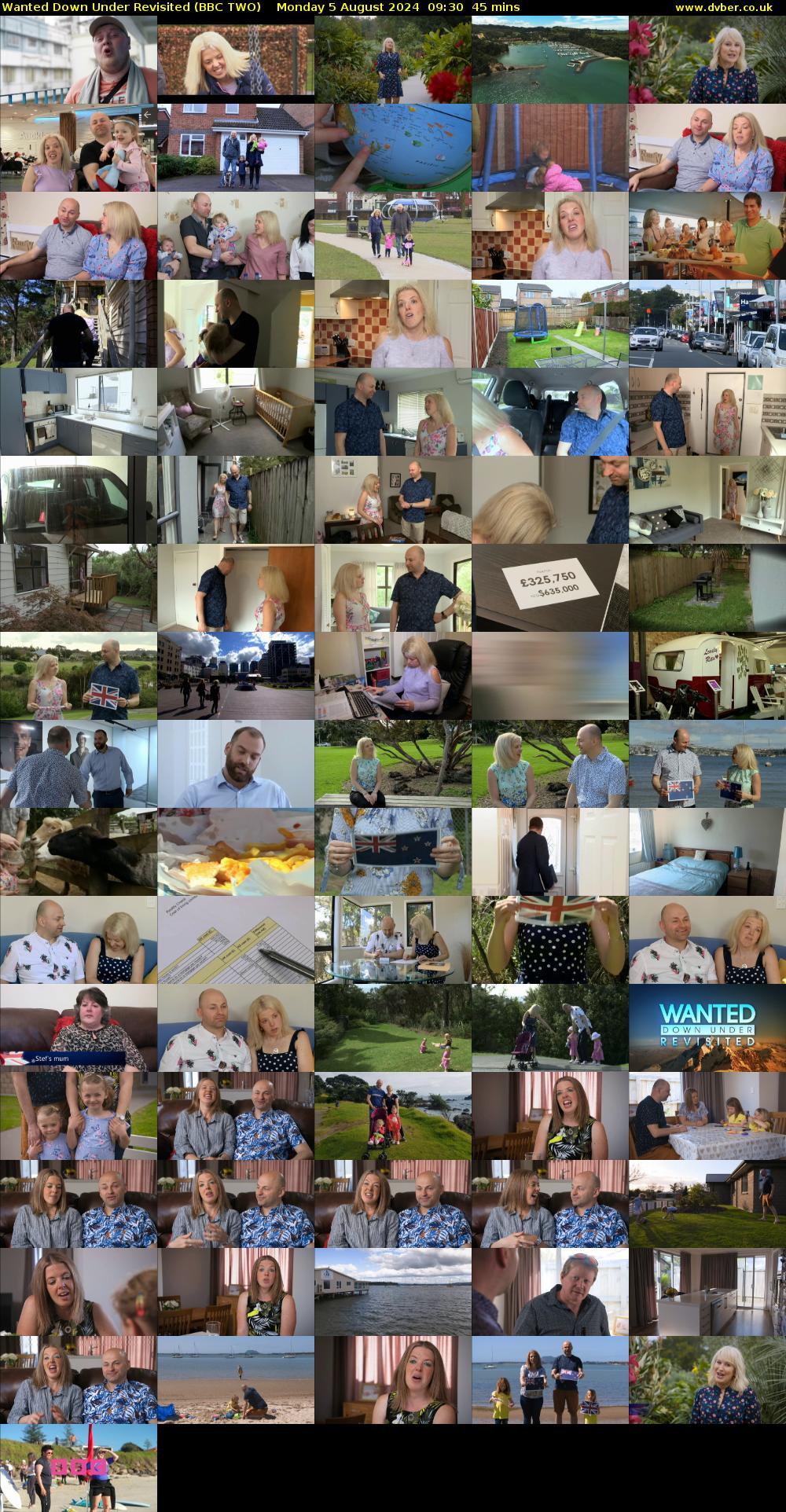 Wanted Down Under Revisited (BBC TWO) Monday 5 August 2024 09:30 - 10:15
