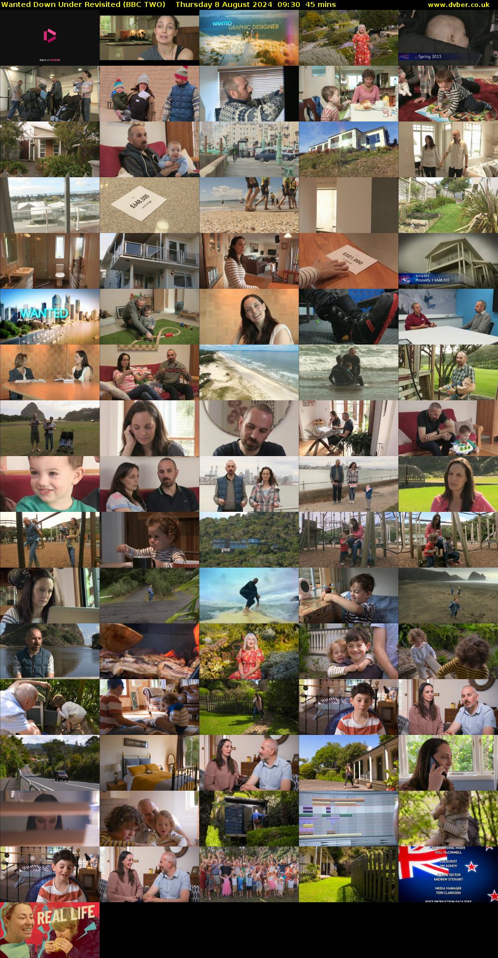 Wanted Down Under Revisited (BBC TWO) Thursday 8 August 2024 09:30 - 10:15