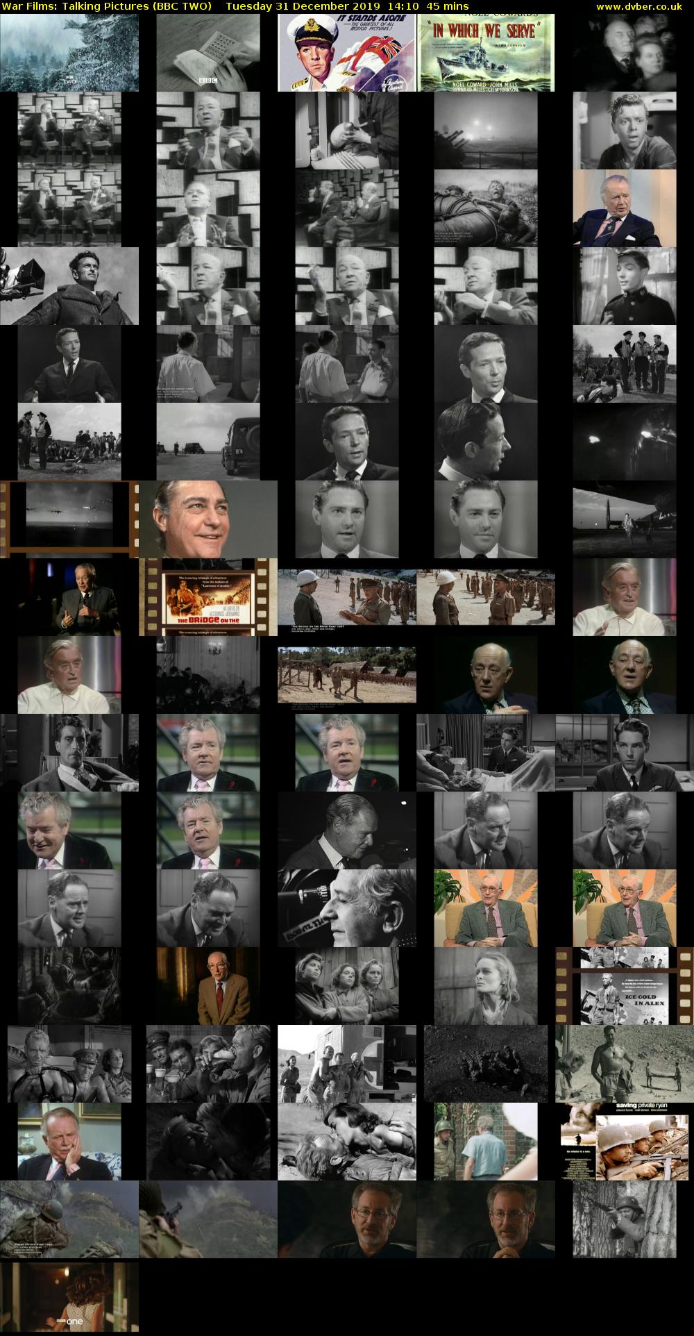War Films: Talking Pictures (BBC TWO) Tuesday 31 December 2019 14:10 - 14:55