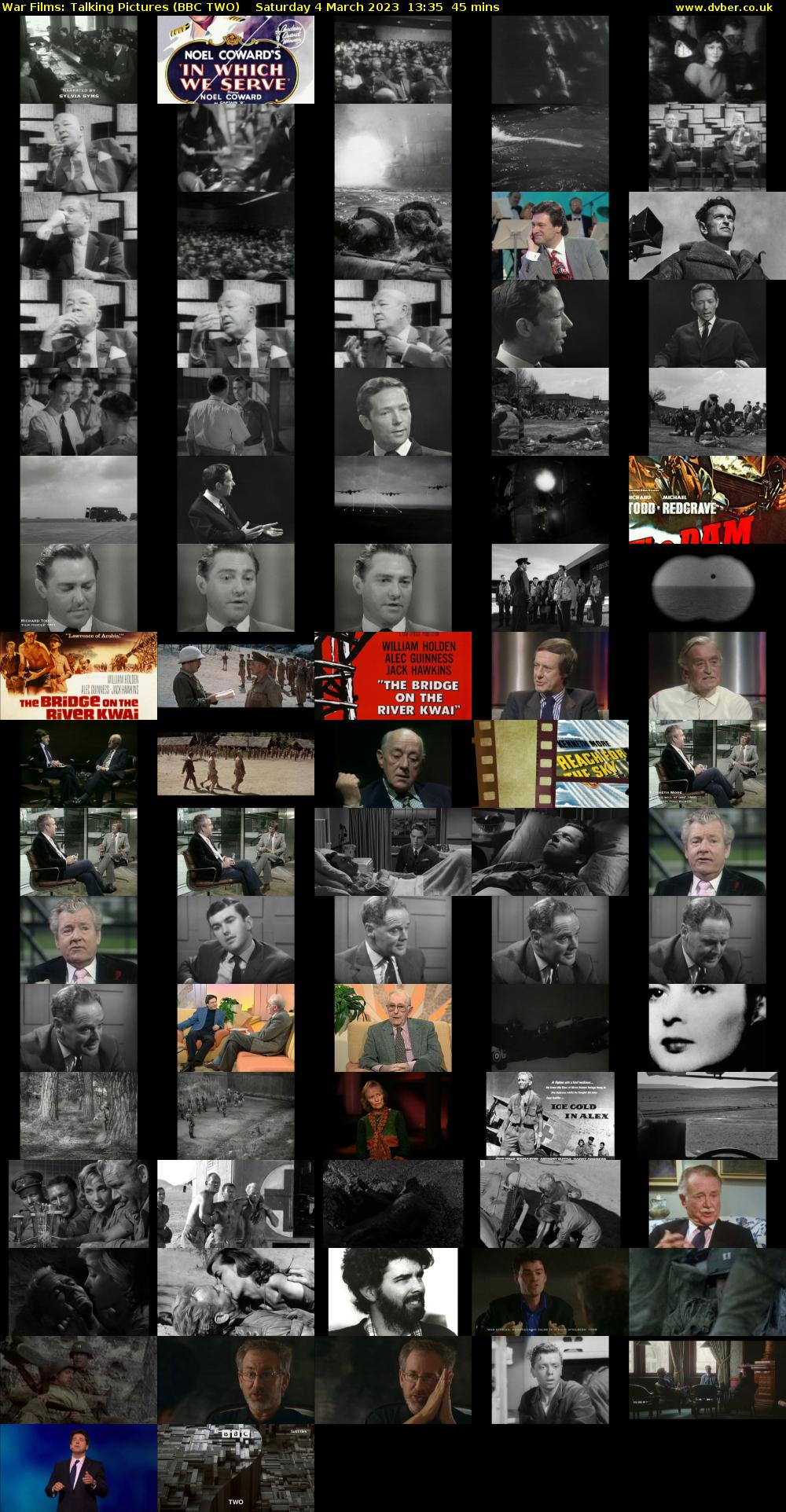 War Films: Talking Pictures (BBC TWO) Saturday 4 March 2023 13:35 - 14:20