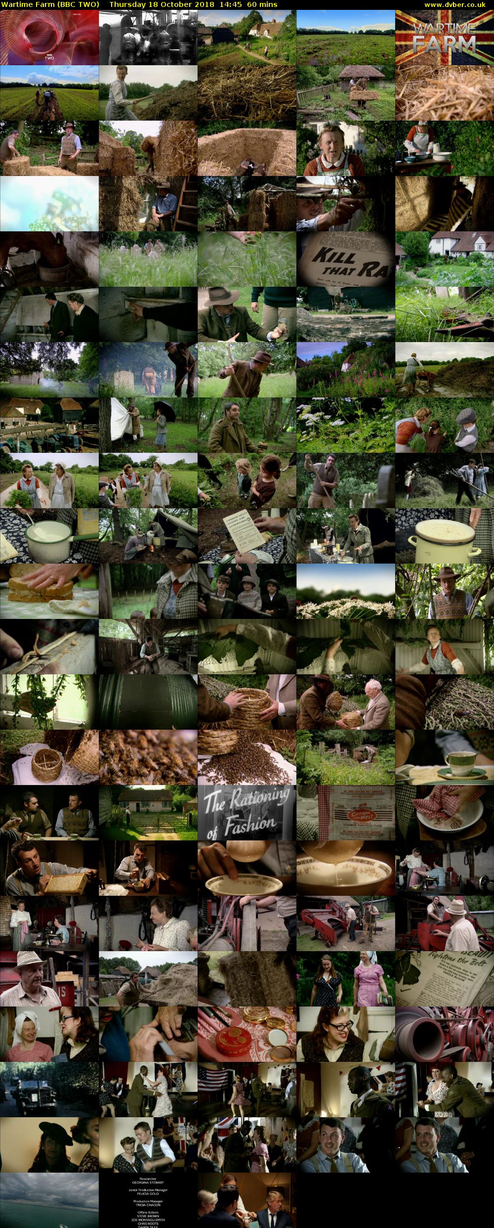 Wartime Farm (BBC TWO) Thursday 18 October 2018 14:45 - 15:45