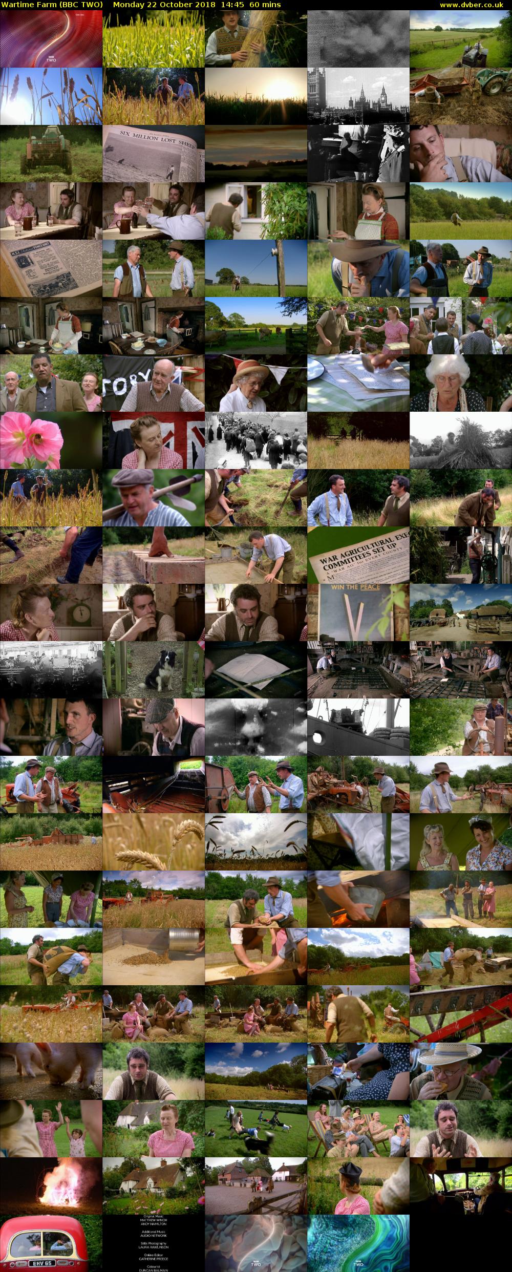 Wartime Farm (BBC TWO) Monday 22 October 2018 14:45 - 15:45