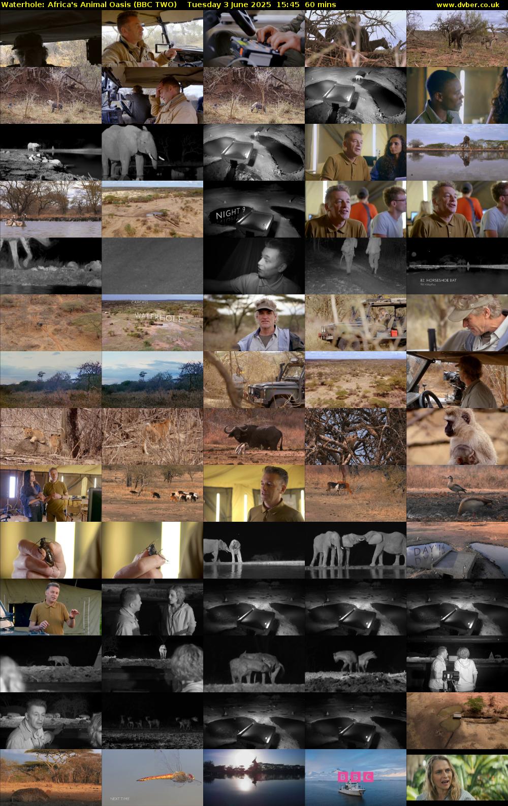 Waterhole: Africa's Animal Oasis (BBC TWO) Tuesday 3 June 2025 15:45 - 16:45