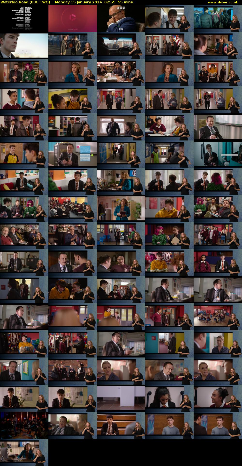 Waterloo Road (BBC TWO) Monday 15 January 2024 02:55 - 03:50