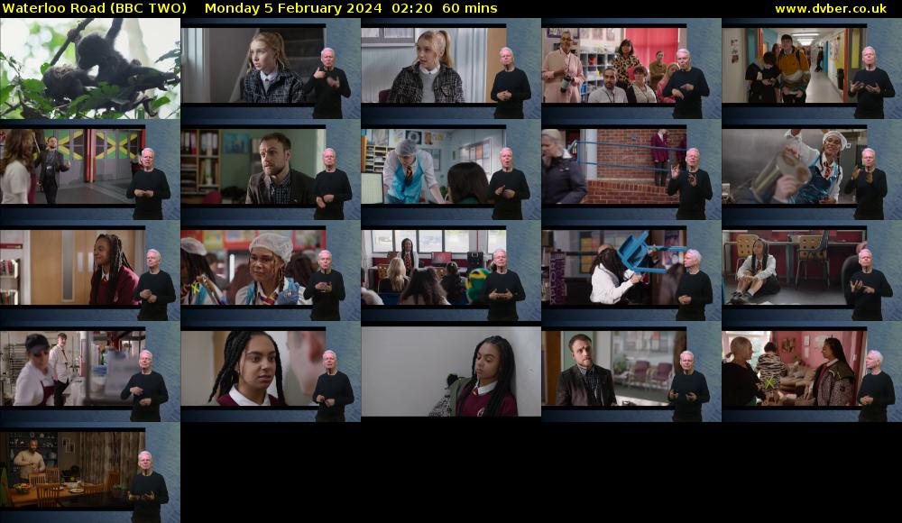 Waterloo Road (BBC TWO) Monday 5 February 2024 02:20 - 03:20