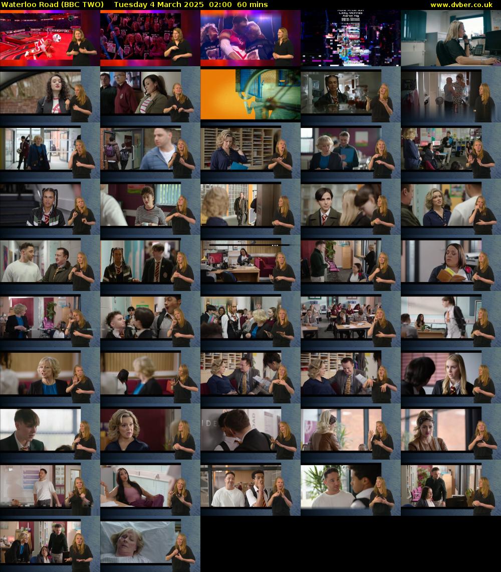 Waterloo Road (BBC TWO) Tuesday 4 March 2025 02:00 - 03:00