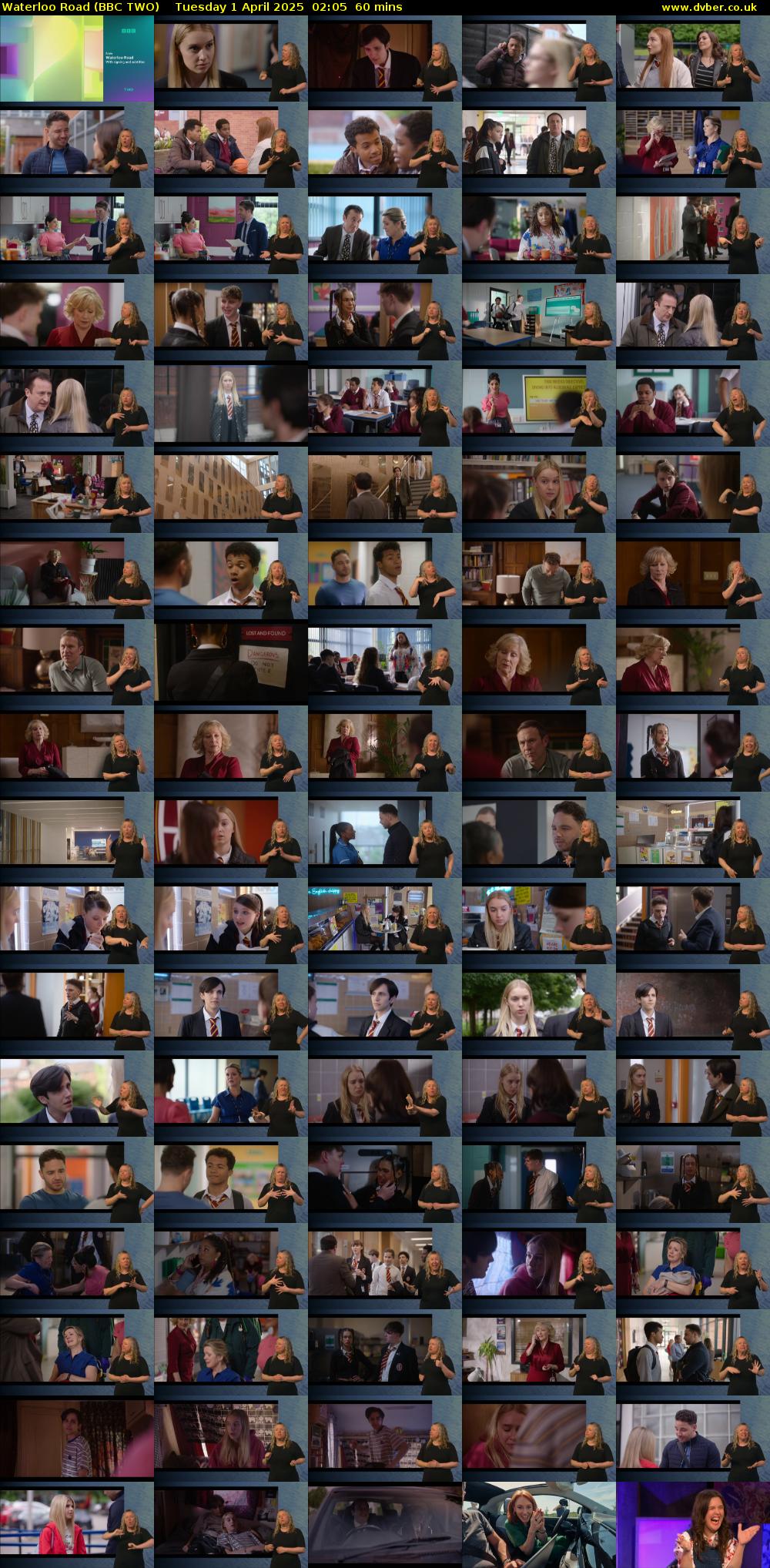 Waterloo Road (BBC TWO) Tuesday 1 April 2025 02:05 - 03:05