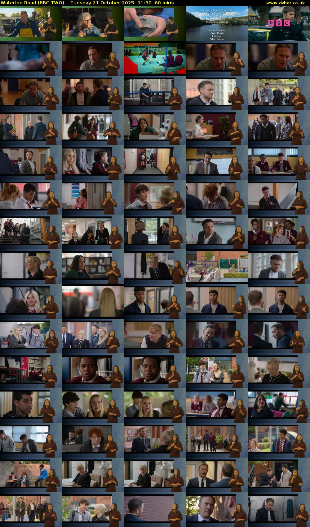 Waterloo Road (BBC TWO) Tuesday 21 October 2025 01:50 - 02:50
