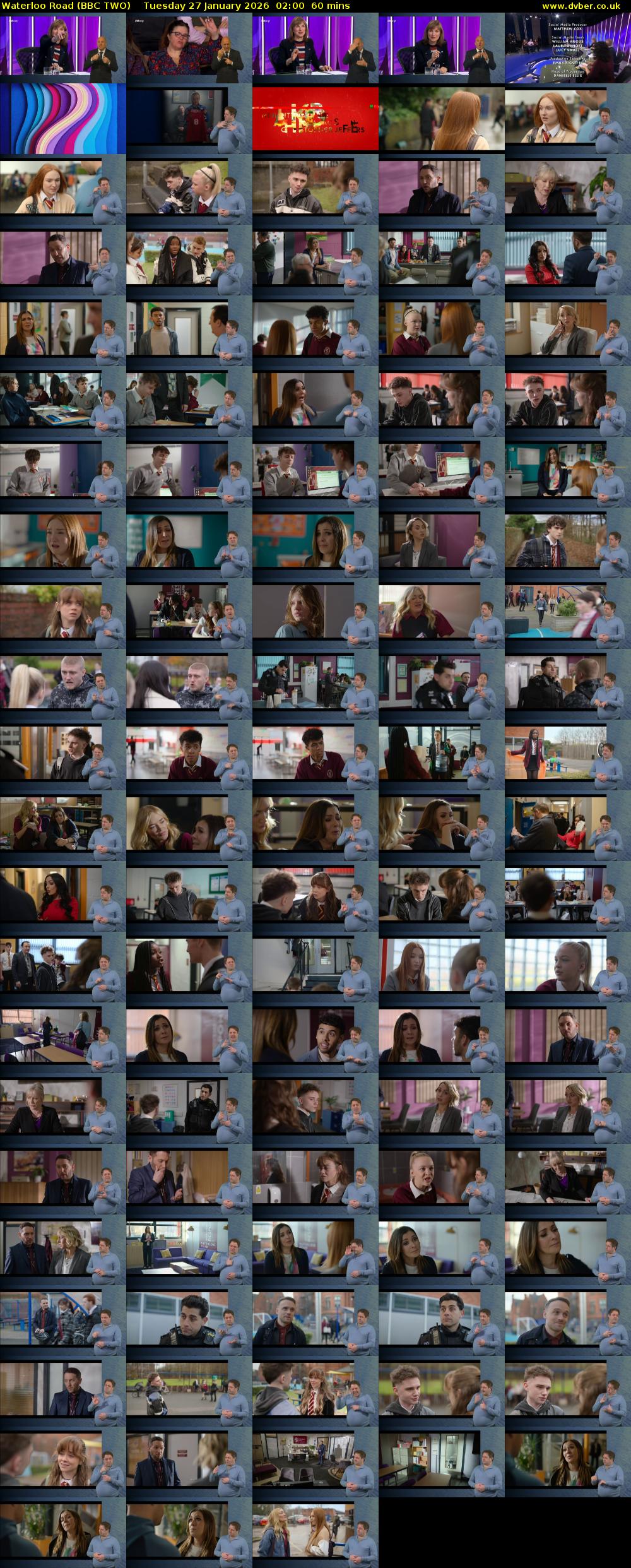 Waterloo Road (BBC TWO) Tuesday 27 January 2026 02:00 - 03:00