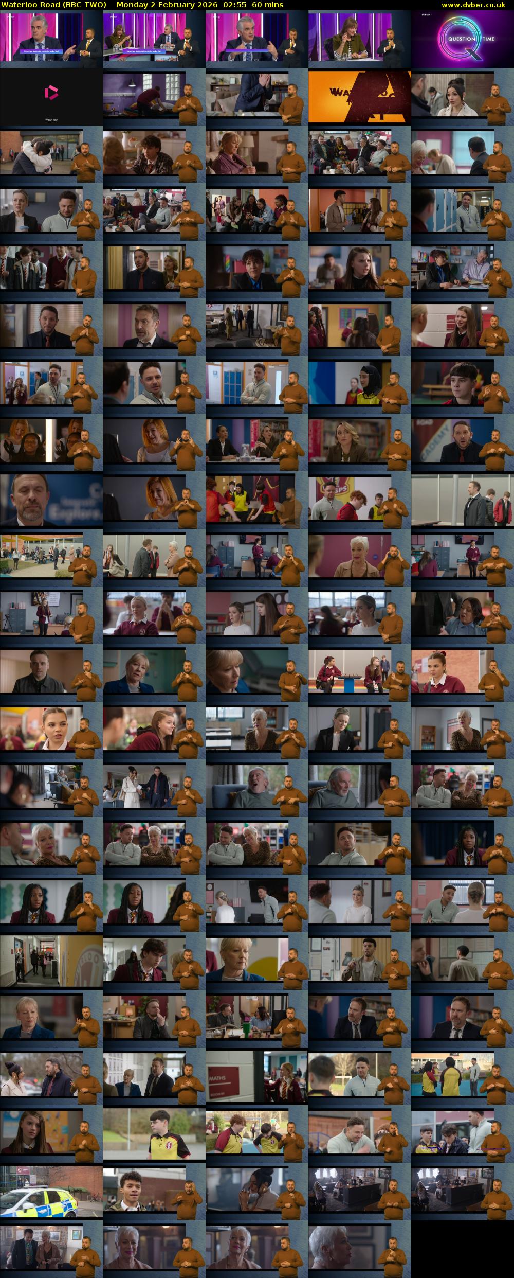 Waterloo Road (BBC TWO) Monday 2 February 2026 02:55 - 03:55